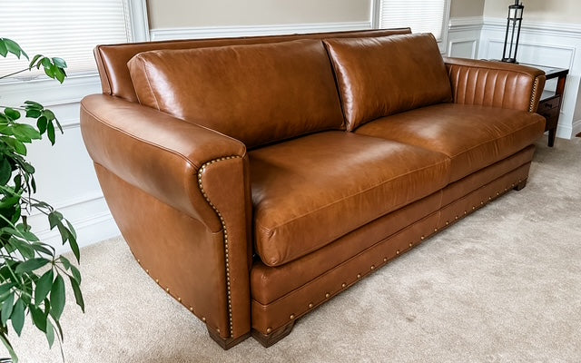 Custom Whittemore Sherrill Leather Furniture