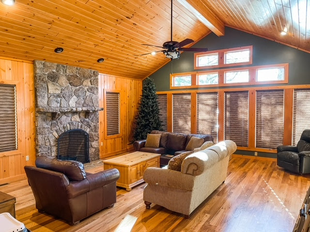 Deep Creek Lake Pleated Privacy Shades